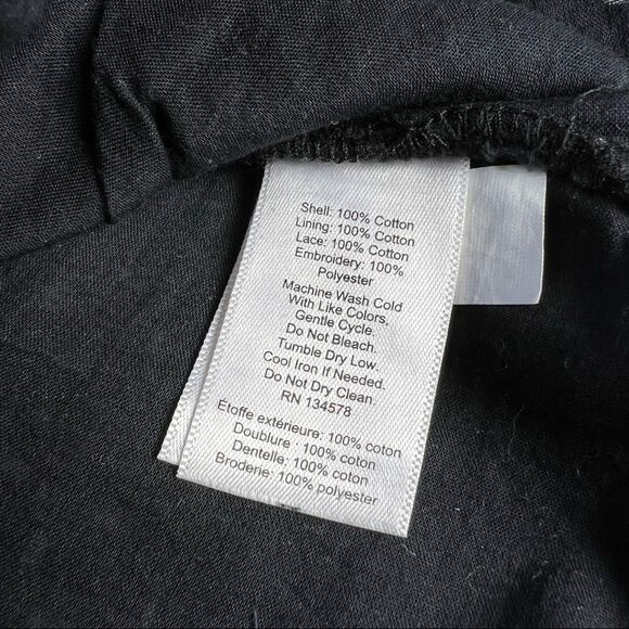 VINEYARD VINES NWT size Small Black Cotton eyelet embroidery top - Picture 8 of 12